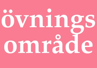 Synonym övningsområde