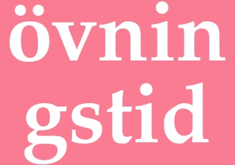 Synonym övningstid