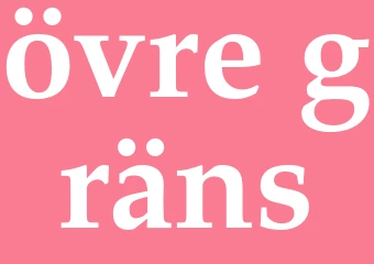 Synonym övre gräns